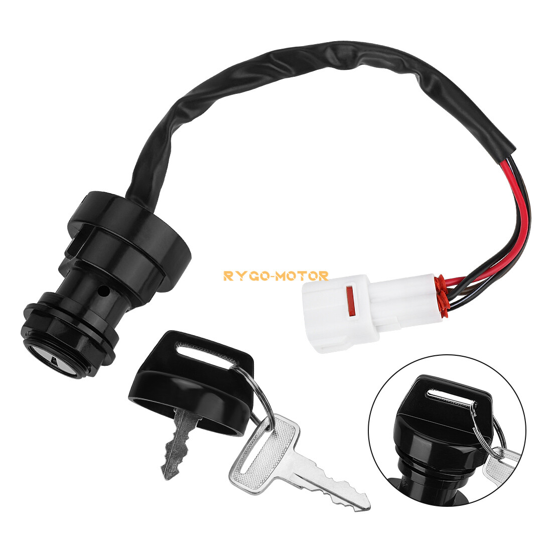 Ignition Key Switch for Yamaha Timberwolf 250 YFB250 YFB250FW 1994 1995 - 2000