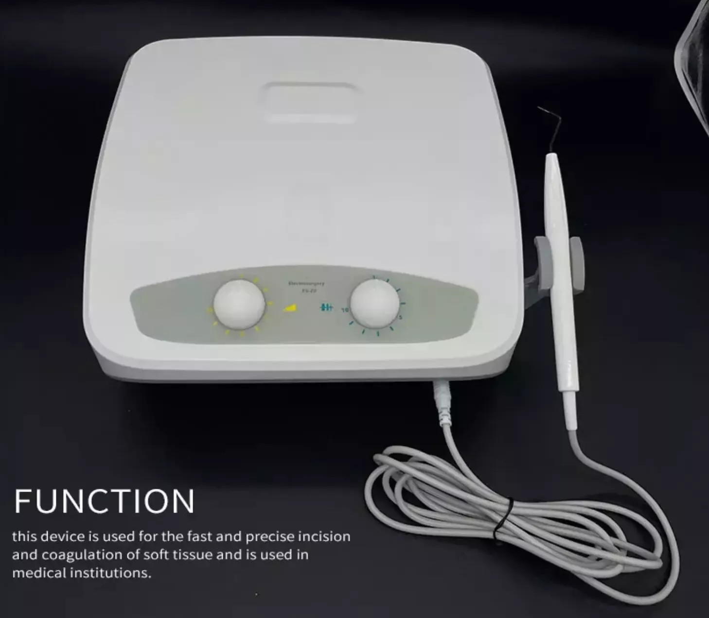 Electrosurge Dental / Vet Cutting Unit w/7 Electrodes 110V NIB
