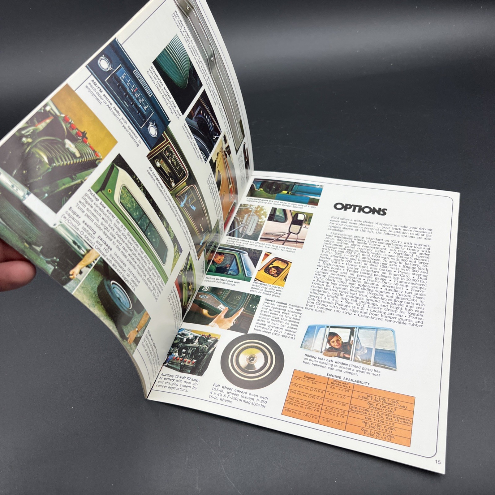 Vtg Orig 1976 Ford Pickups Dealer Sales Catalog Truck Brochure Specs Colors USA