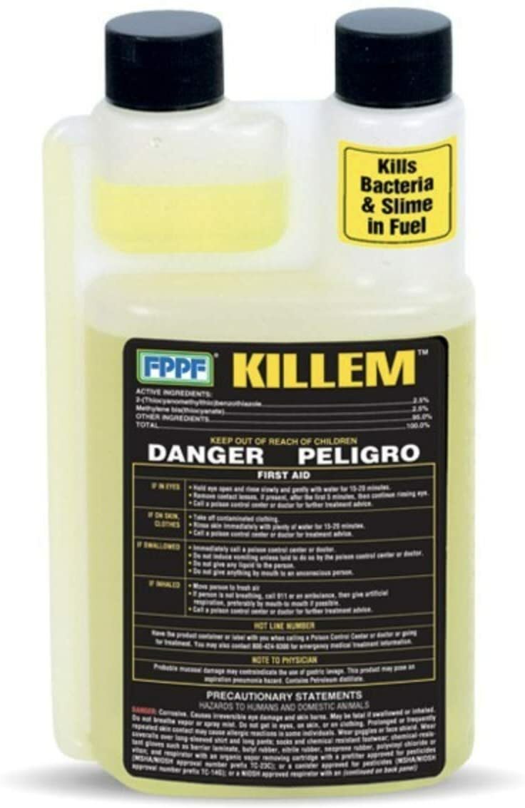 FPPF 00119 Killem-Fuel Oil Biocide and Slimicide 16oz bottle