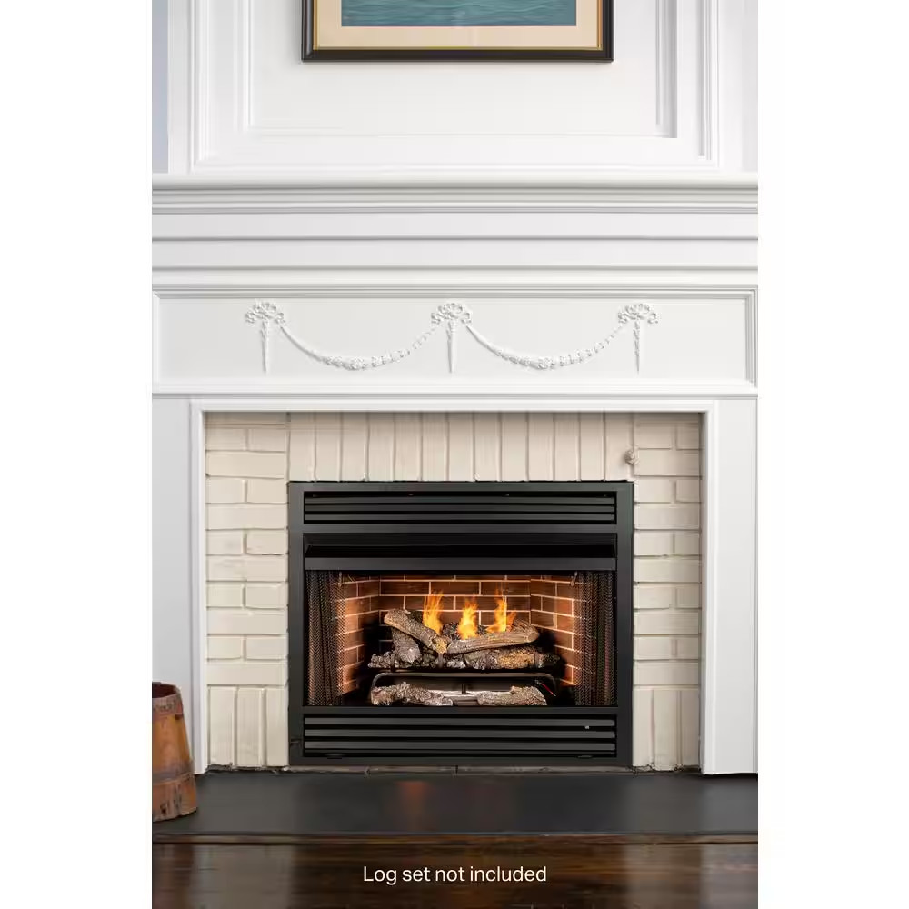 Firebrick Panel Set for 42 In. Zero Clearance Ventless Dual Fuel Fireplace Inser