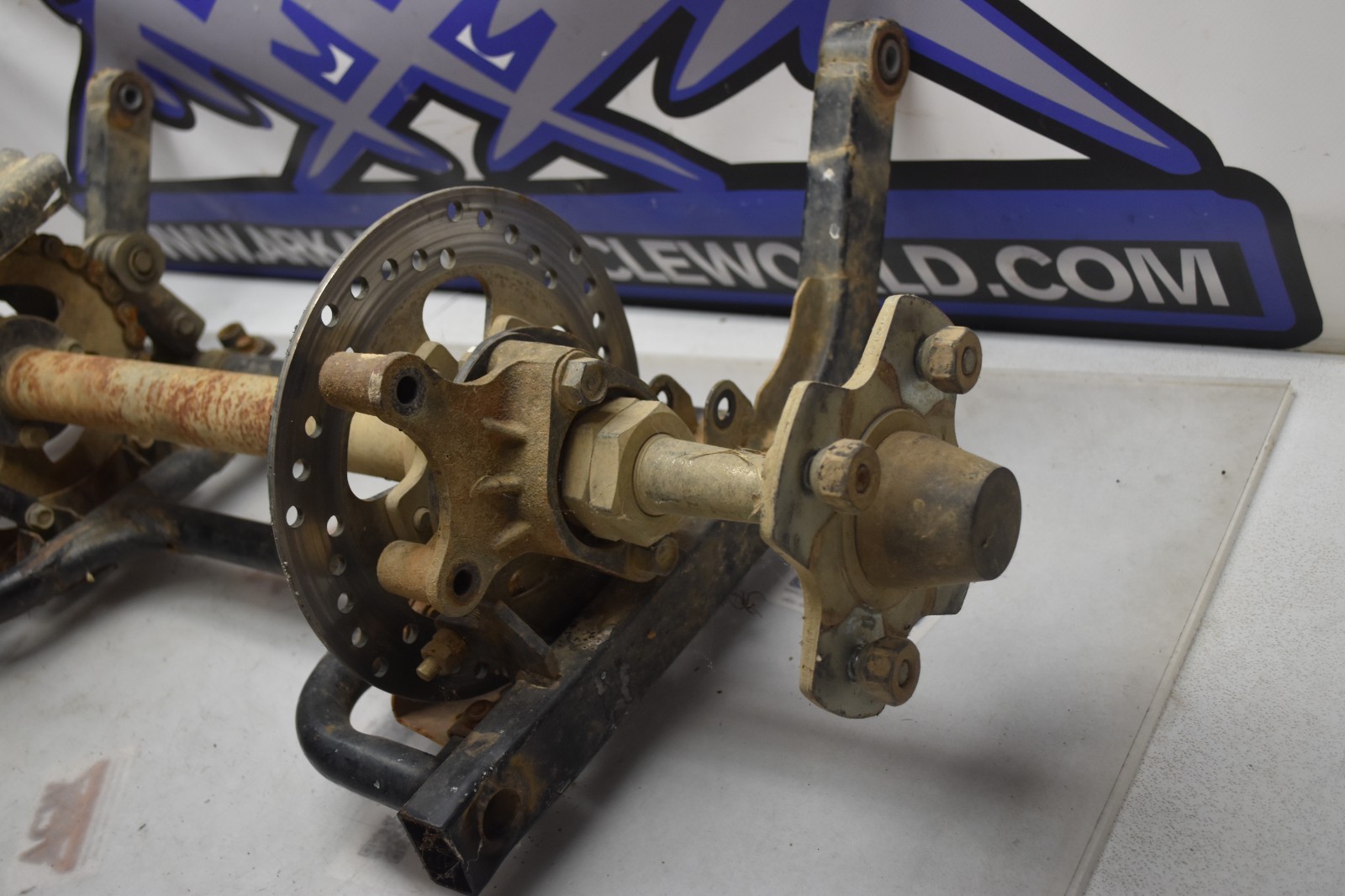 Q1-6 Full Rear End Axle Swing arm 2012 Polaris RZR 170 RZR170 UTV Free Us Ship