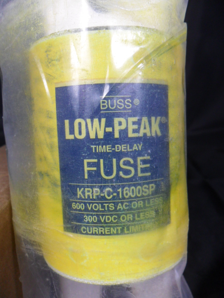 New Bussmann Bussman KRPC KRP C 1600SP 1600 Amp Fuse Class L 600V Low Peak NIB