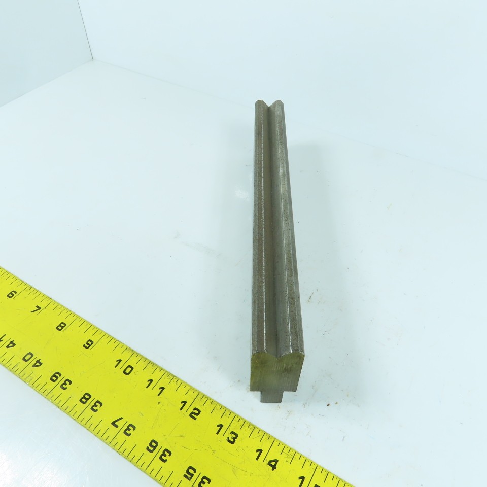 10" L Press Brake 90° V-Forming Angle Die Block 1/2" Tang 1" Thick