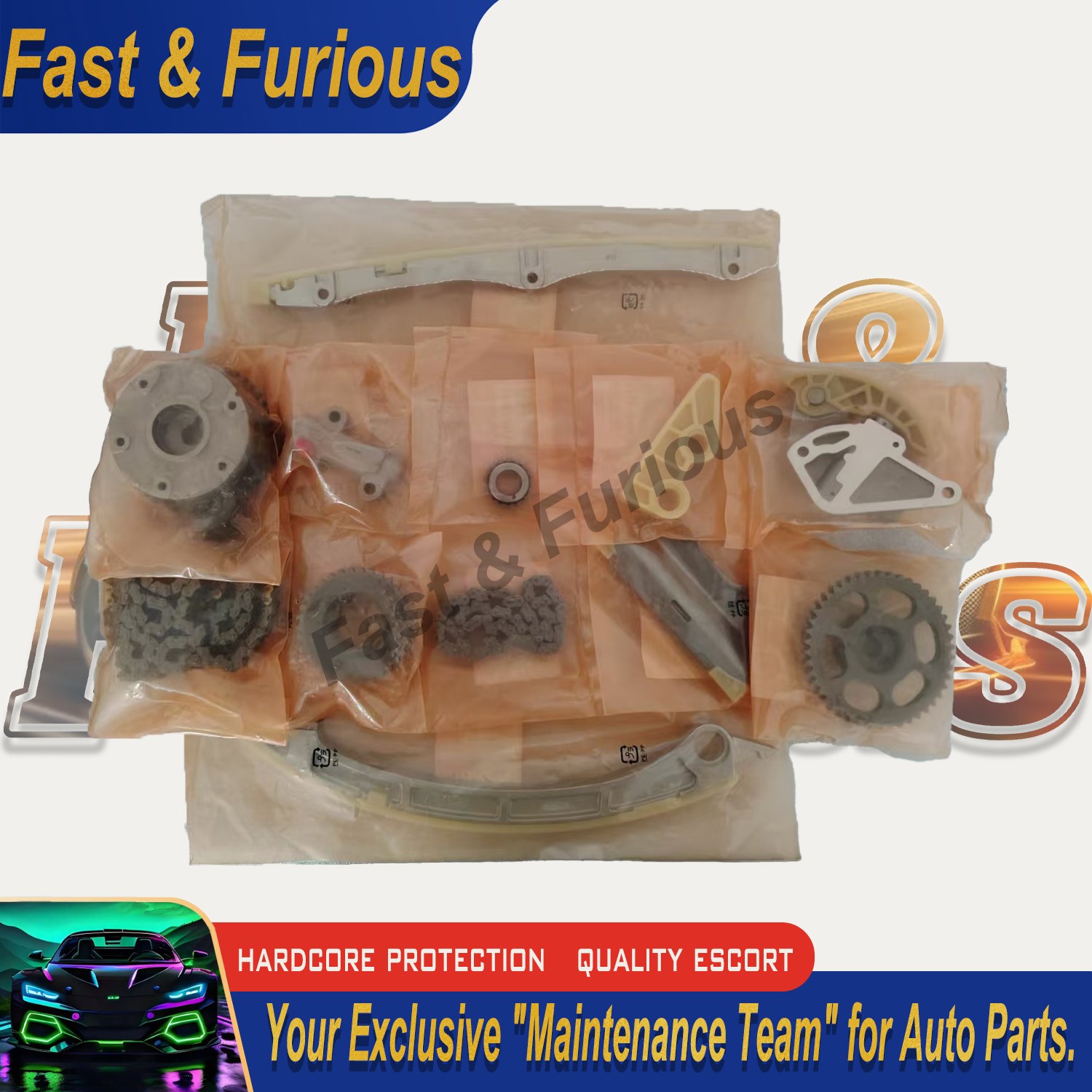 OEM For 08-2015 HONDA ACCORD CR-V 2.4L L4 DOHC Timing Chain Kit VVT Sprocket SET