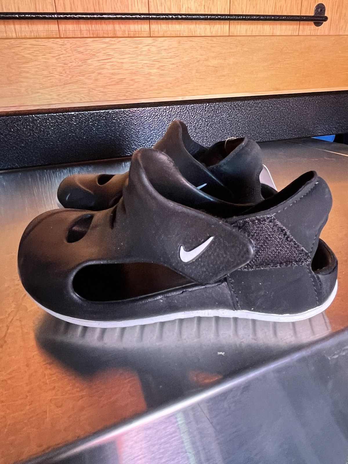 Nike Sunray Protect 3 Black Toddler Unisex Sandals Shoes Size 8C