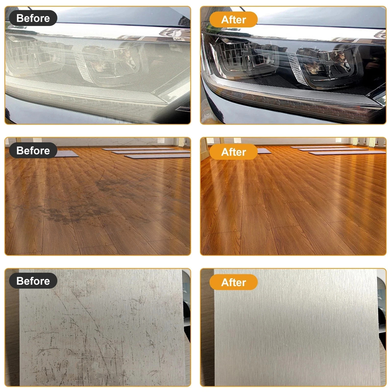 6Pcs Wool Polishing Wheel Buffing Pads Flap Disc For Metal Wood Angle Grinder