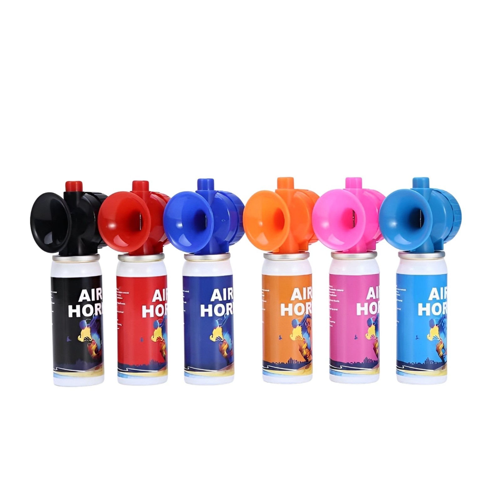 2 Super Loud Mini Air Horn Can Emergency Hand Held Compressed Boat Horns Boating