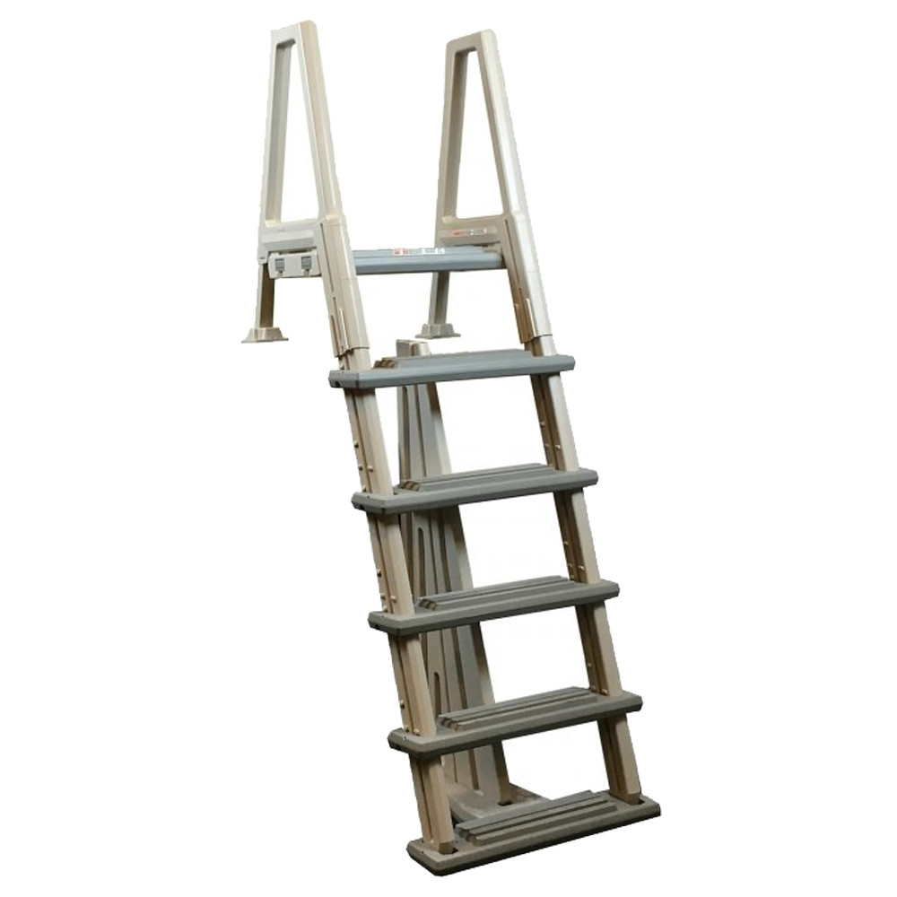 Confer 6000BX Inpool Above Ground Heavy Duty Swimming Pool Ladder - Warm Grey