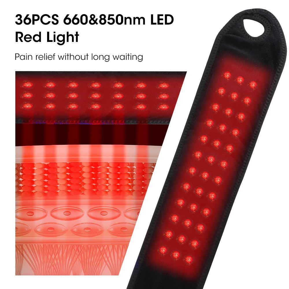 660nm&850nm Infrared Red Light Therapy Belt Wrap Pad For Wrist Joint Pain Relief