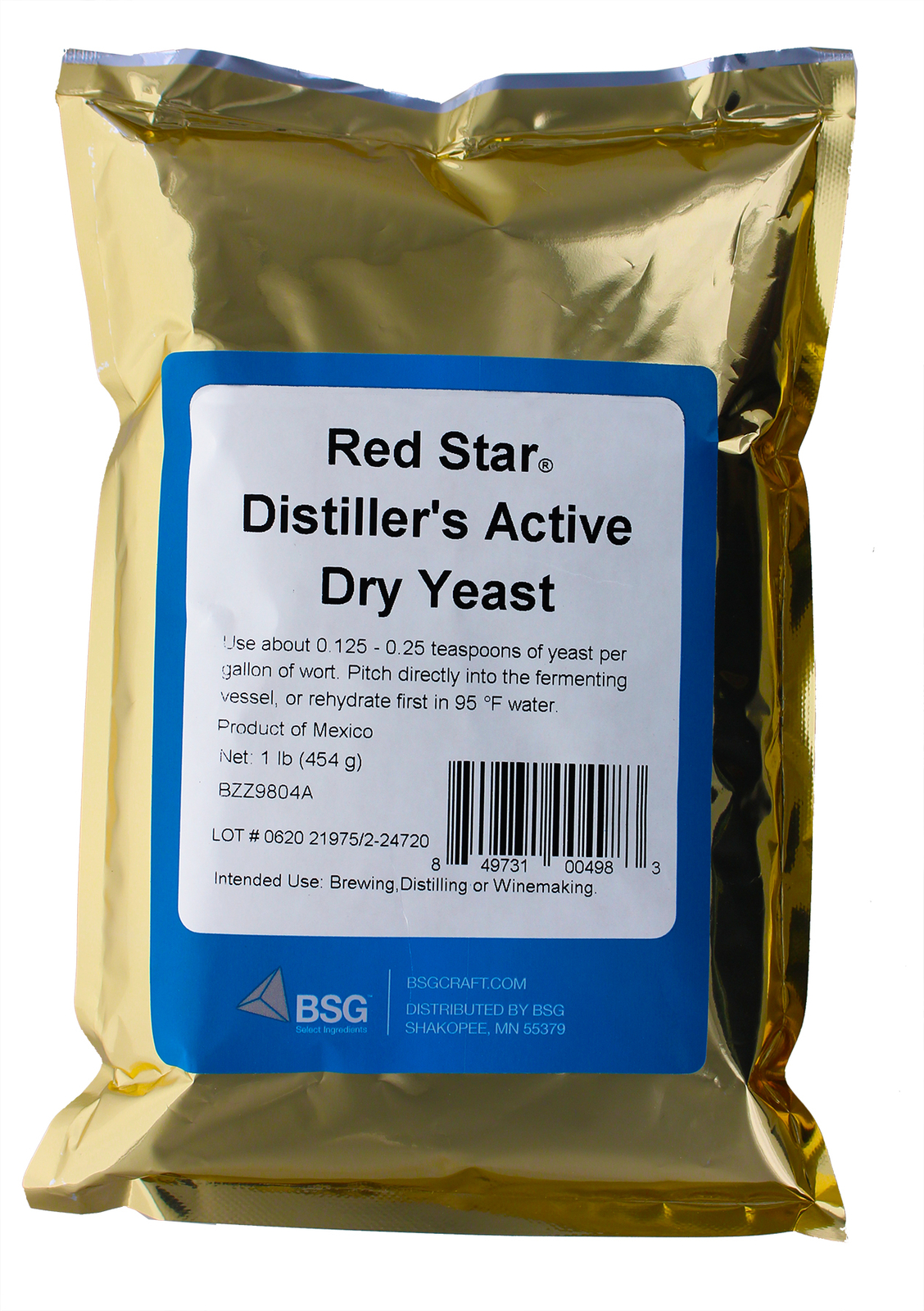 1lb Amylase Enzyme - 1lb DADY Distillers Yeast - 1lb Fermax Nutrient
