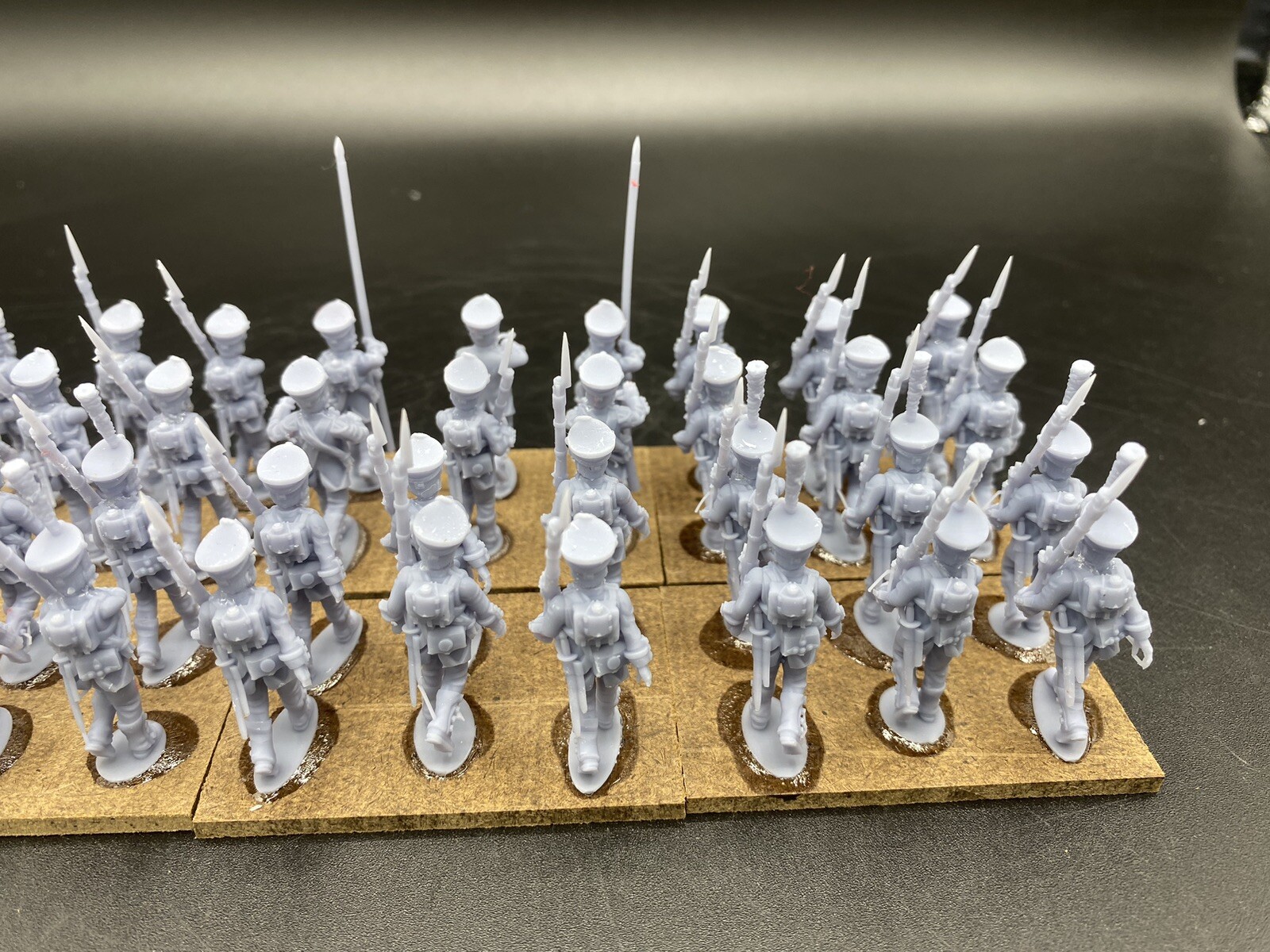 28mm, 3D Printed, Napoleonic, Russian 1812 Line Infantry (36), Black Powder