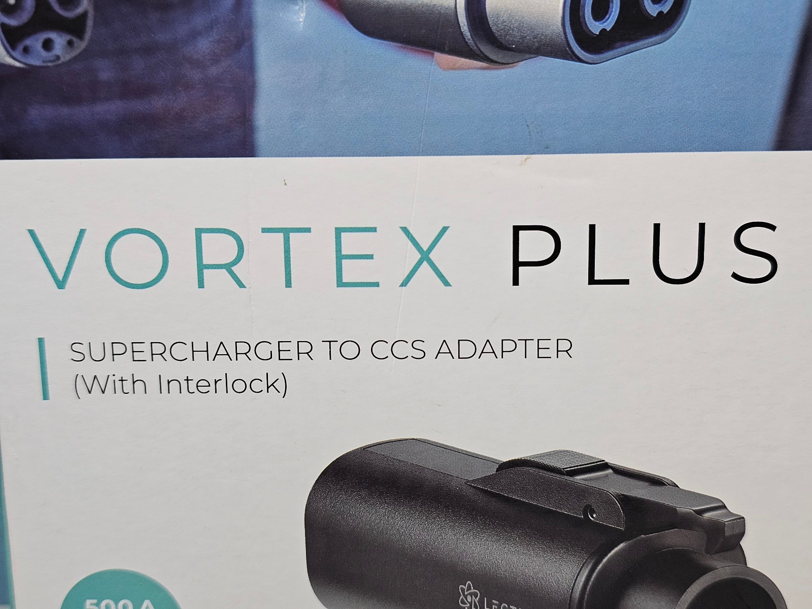 Lectron Vortex Plus Supercharger NACS to CCS Adapter w/ Interlock 500A/1000V New