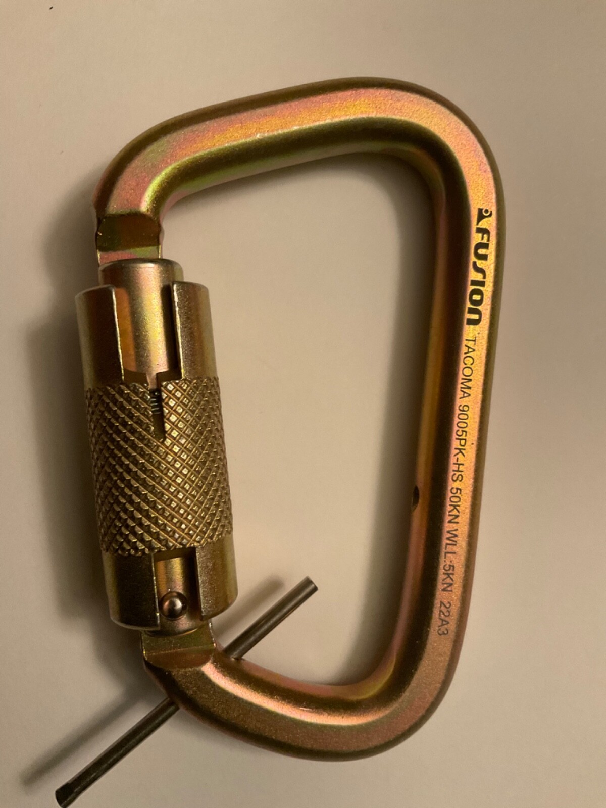 Fusion Tacoma Carabiner Extra Duty 60kn - 11,200Lbs HIGH STRENGTH
