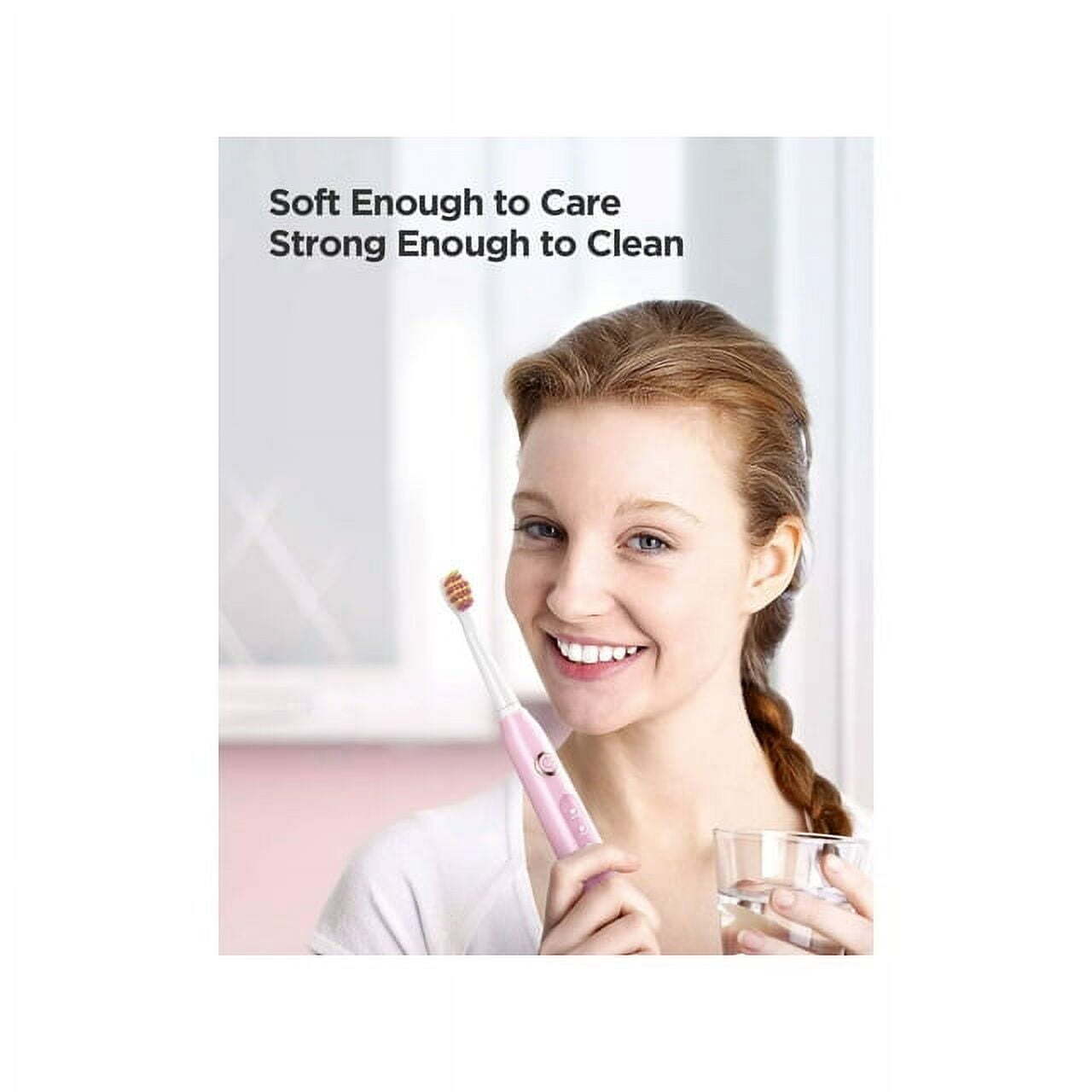 Fairywill Sonic Electric Toothbrush USB Rechargeable 5 Modes 6 Brush Heads Timer