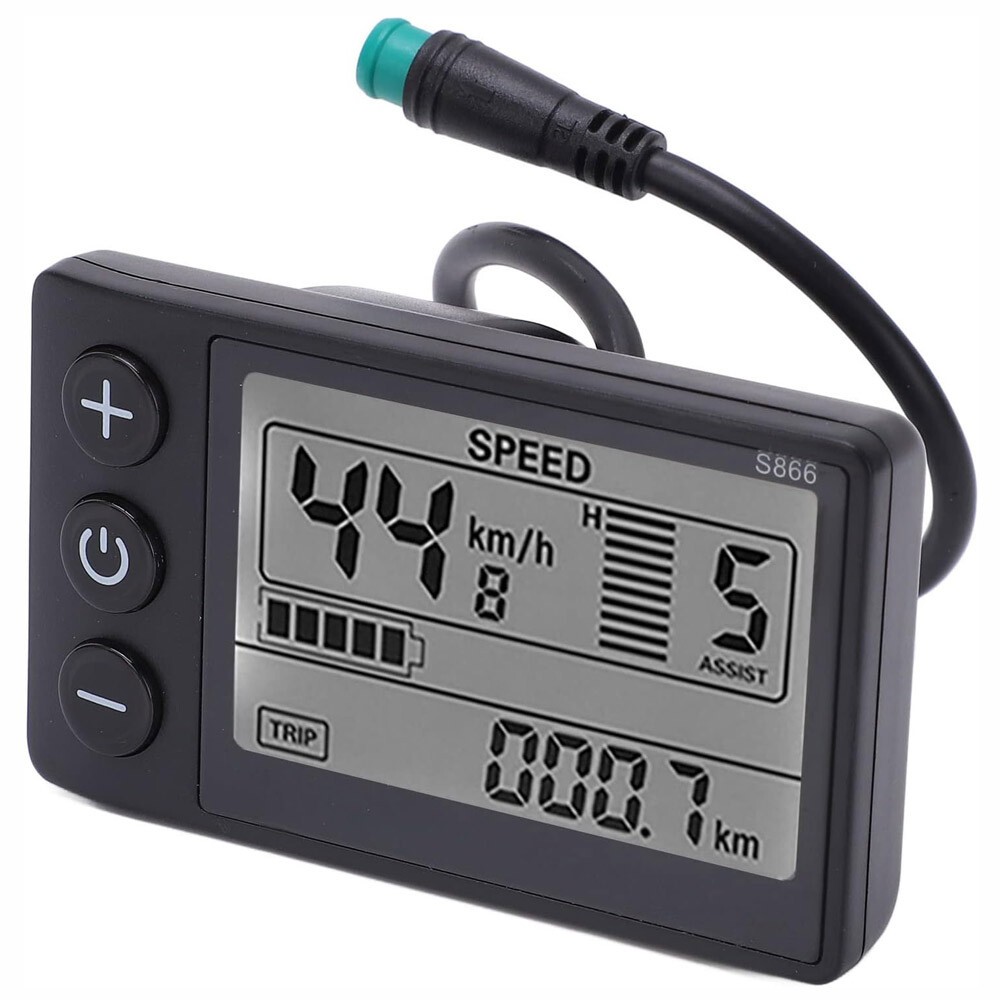 For E-Bike LCD Display 24V/36V/48V Display E-Bicycle MTB Part Electric Bike USA