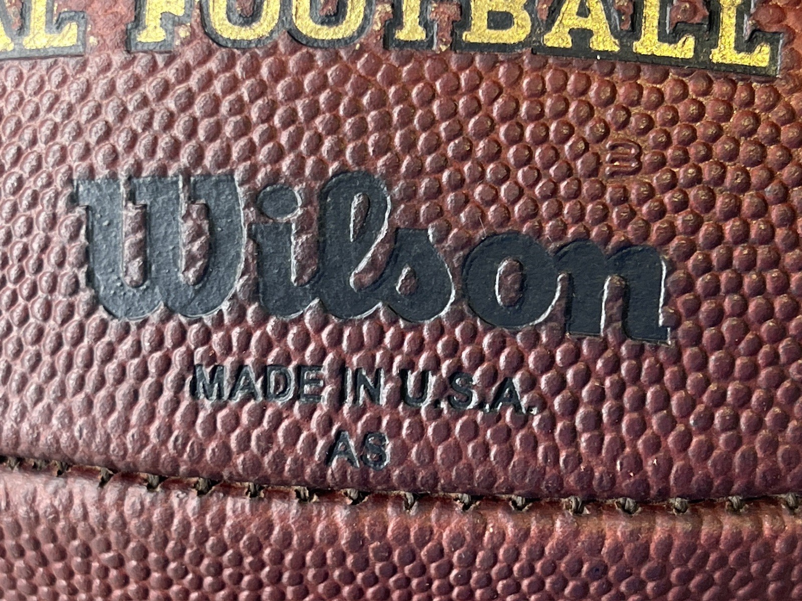St Louis Rams - NFL "The Duke" Wilson Football - Game Ball Prepped & Conditioned