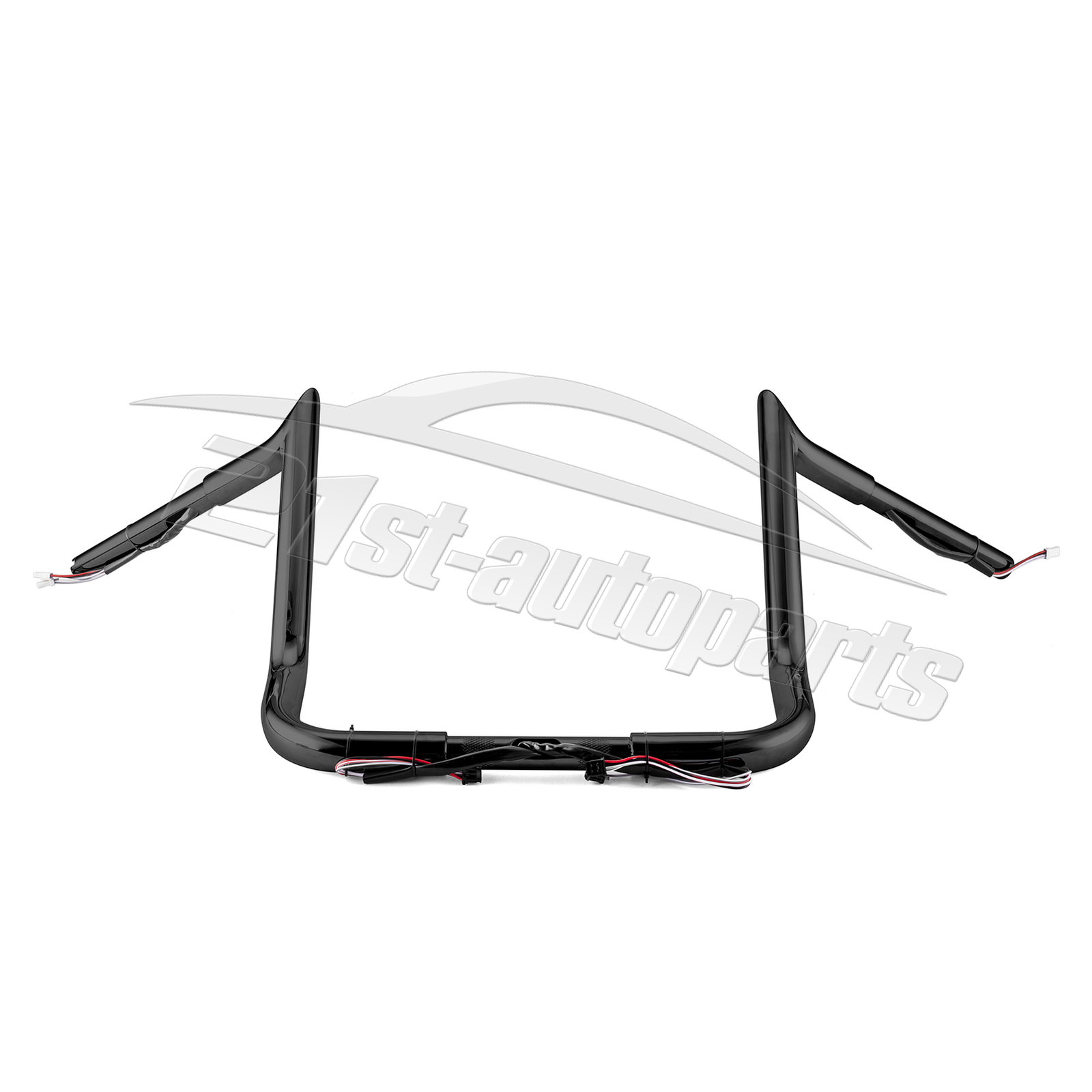 Pre-Wired 12" Meathook Bar Handlebar For Harley Street Glide Special 2014-2023
