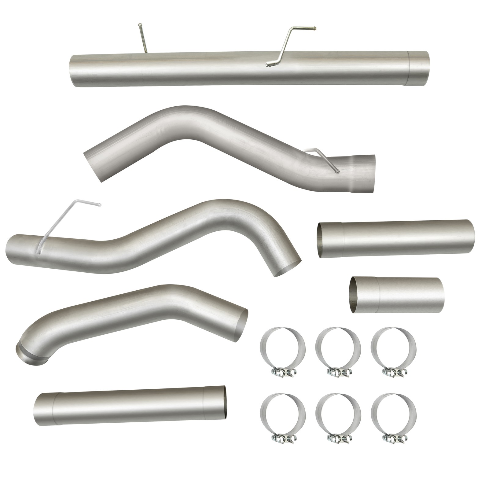 Turbo Back Muffler Exhaust Pipe For Dodge Ram Cummins Diesel 2007.5-2012 6.7L 5"