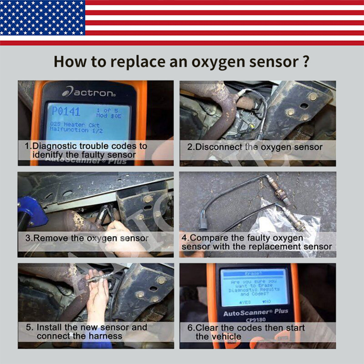 2PCS Brand OEM Upstream & Downstream Oxygen O2 Sensor For Toyota Camry 234-4622