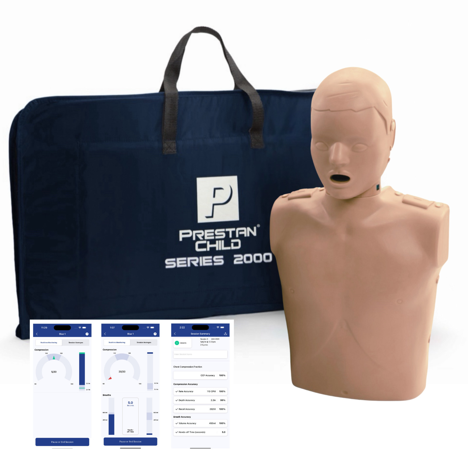 PRESTAN Professional Child Series 2000 Manikin,  Single Dark Tone