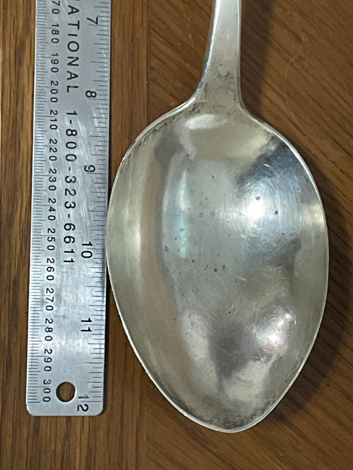 1836 William Eaton Sterling Stuffing Spoon - 263 g Huge