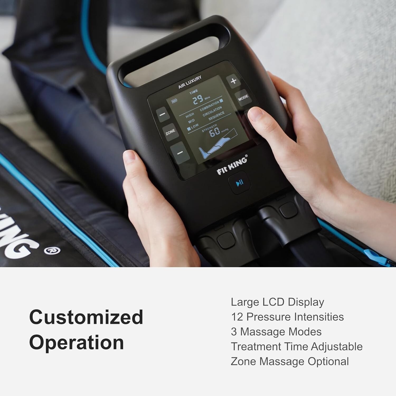 Open box Fit King Professional Full-Leg Air Compression System FT091A