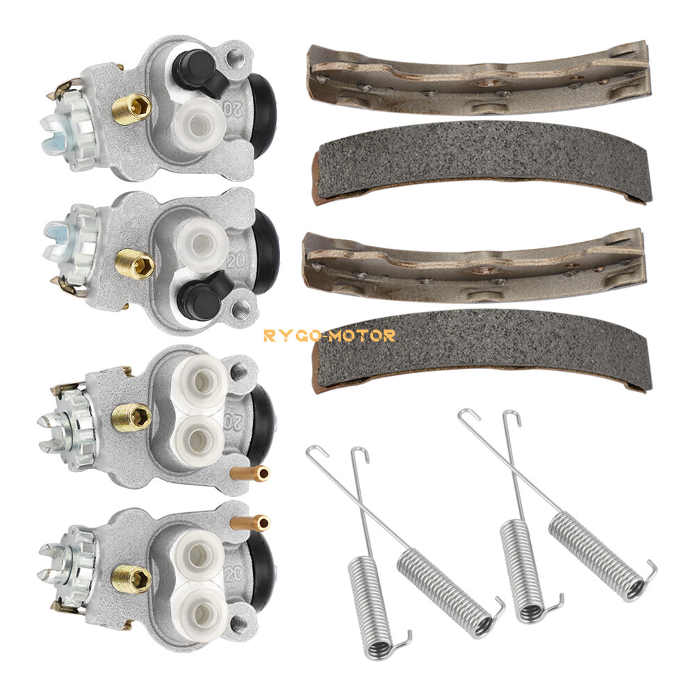 Front Brake Wheel Cylinders &Shoes for Honda Fourtrax 300 TRX300FW 4x4 1988-2000