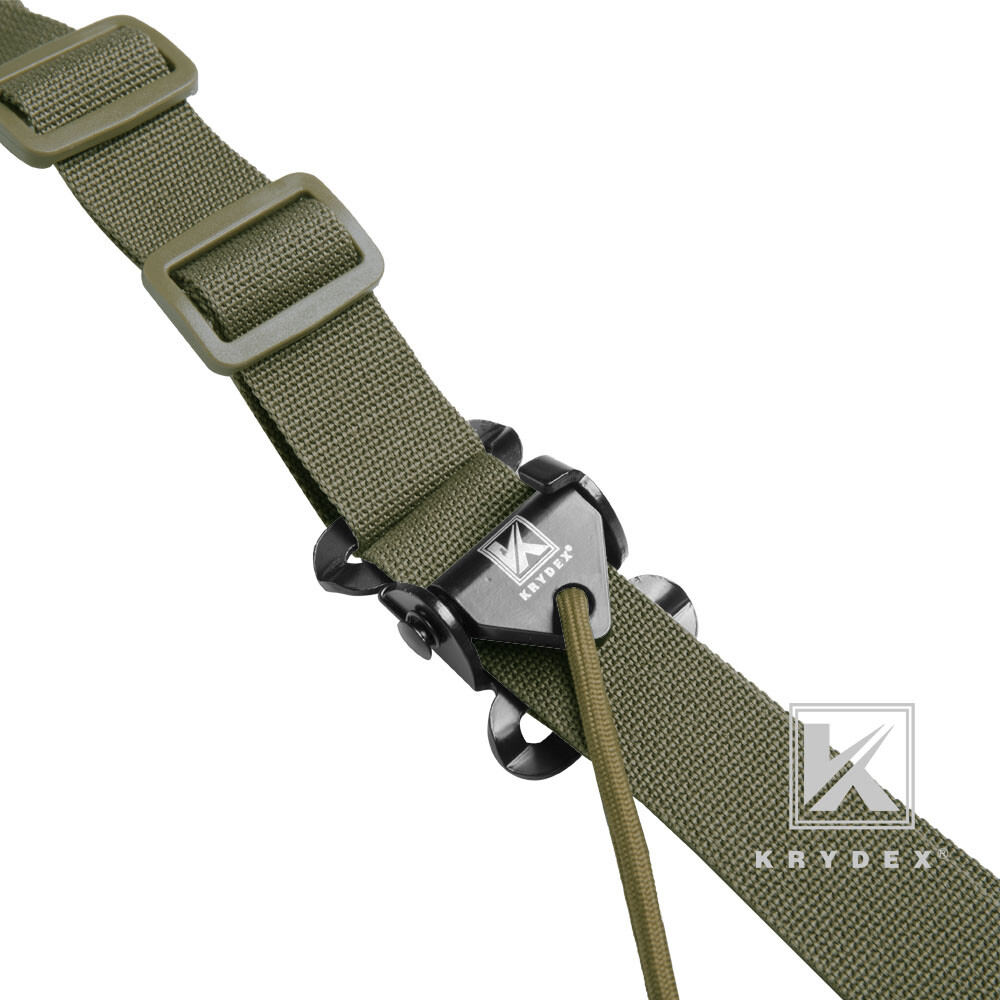 KRYDEX MK2 Tactical 2 Point Sling Shoulder Padded Strap Adjustable Quick Detach