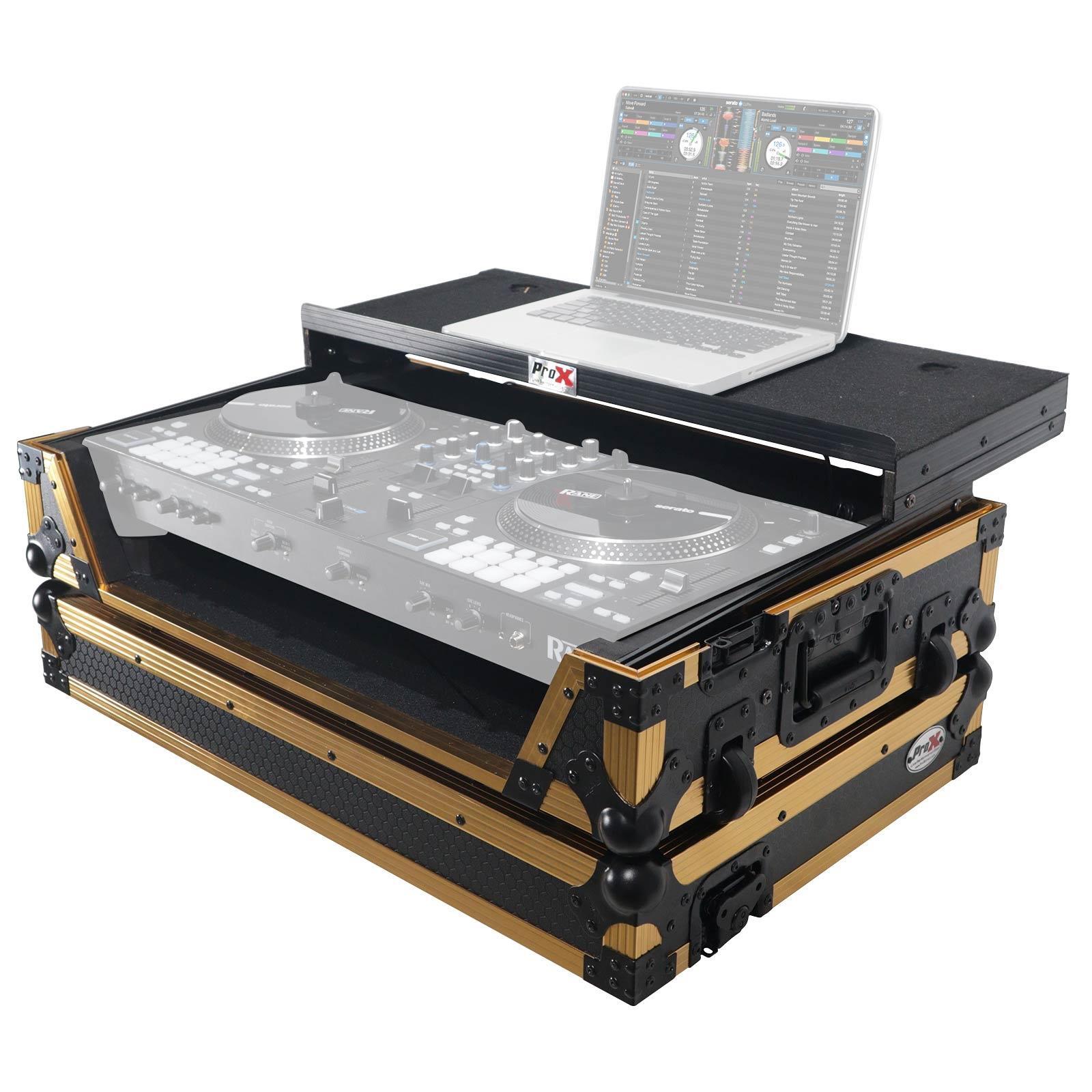 ProX XS-RANEONE LT Limited Edition Gold Flight Case for RANE ONE DJ Controller
