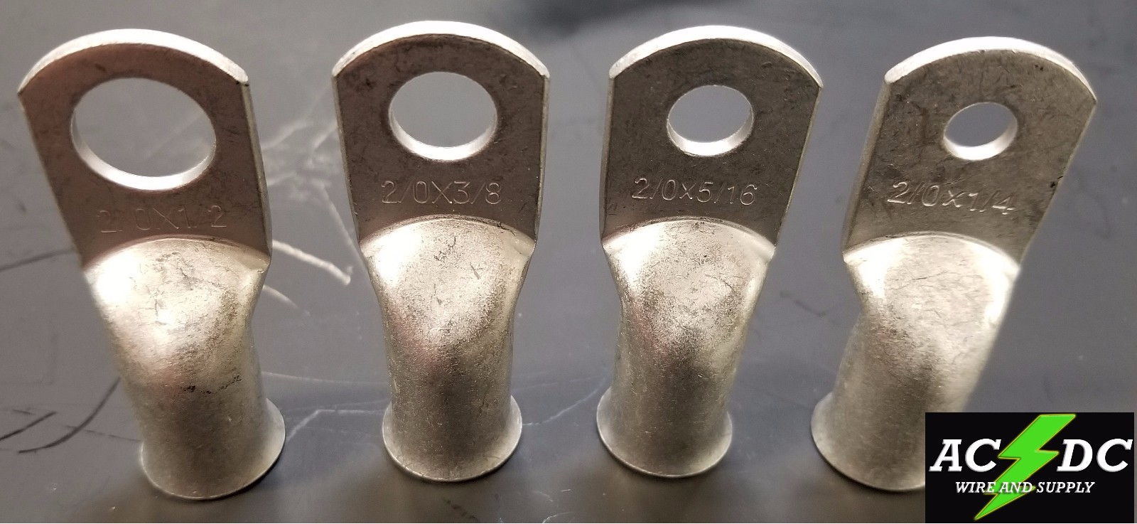 AC/DC WIRE TINNED Copper Lug Ring Terminals Battery Wire Welding Cable AWG