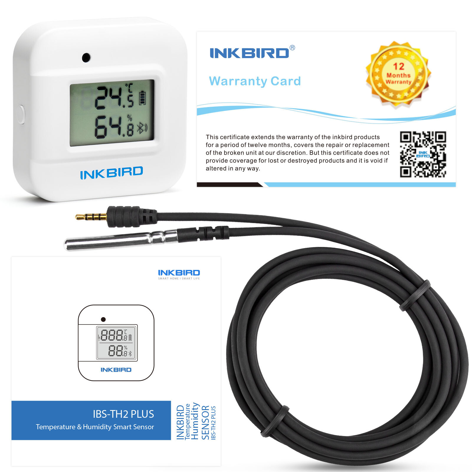 Bluetooth Data Loggers Temperature Humidity Thermometer App Control Greenhouse
