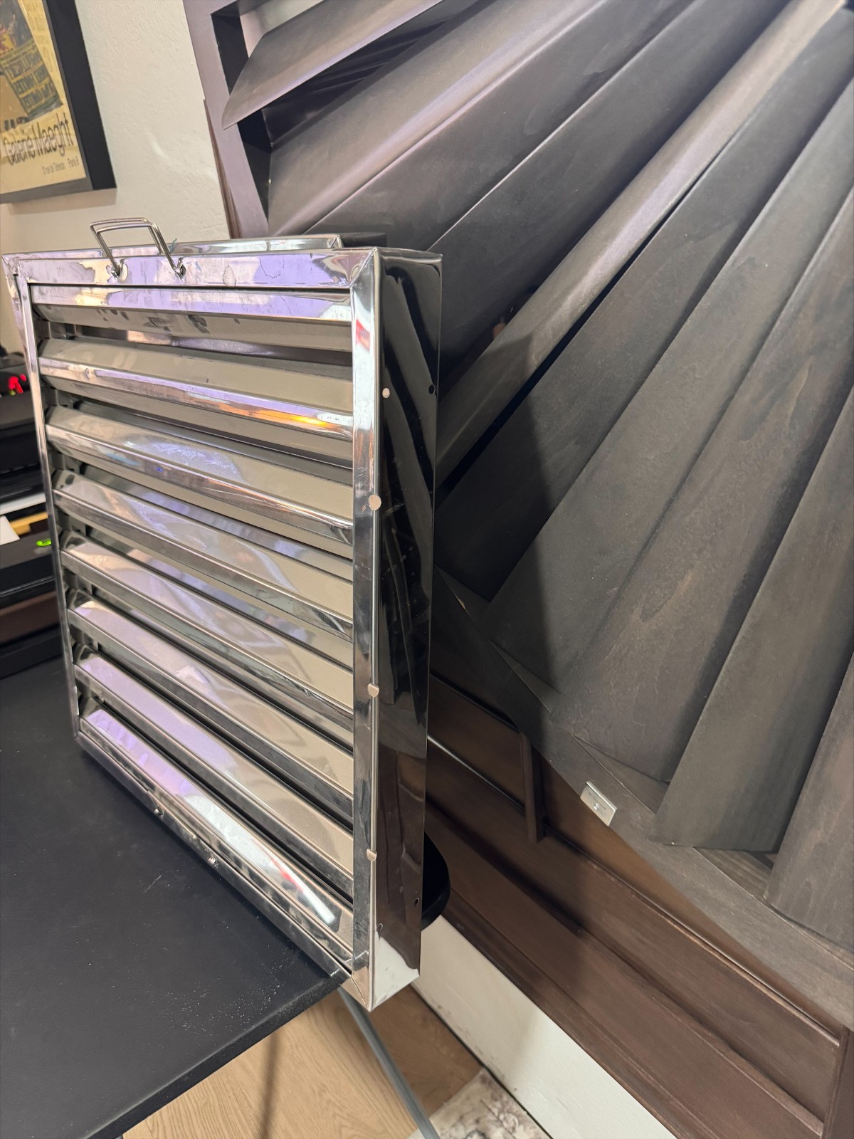 Two AROL Stainless Steel Commercial Hood Filters 19x19 Grease Baffle Restaurant