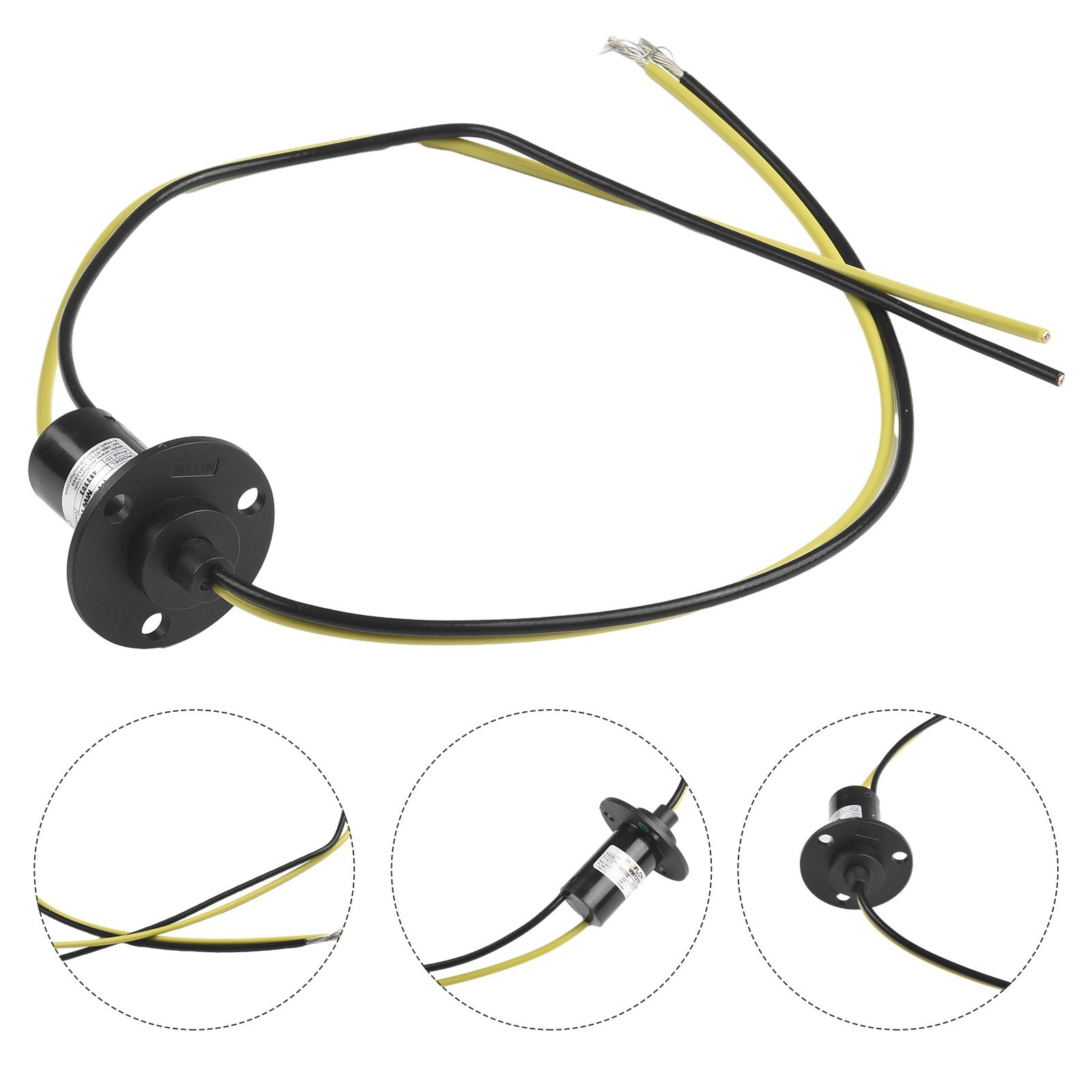 2 Wires 30A Electrical Slip Ring Collector Ring-Wind Turbine Generator Slip Ring