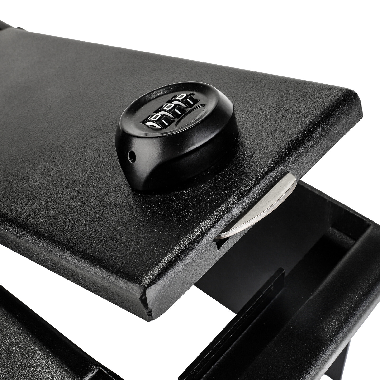 Fits Toyota 2022-2025 Tundra & Sequoia Center Console Safe Half Cabinet Storage.