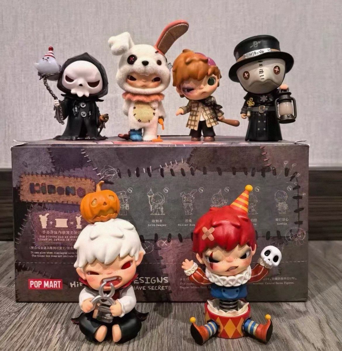 POP MART Hirono Monsters Carnival Series Confirmed Figures Blind Box Toy Gift