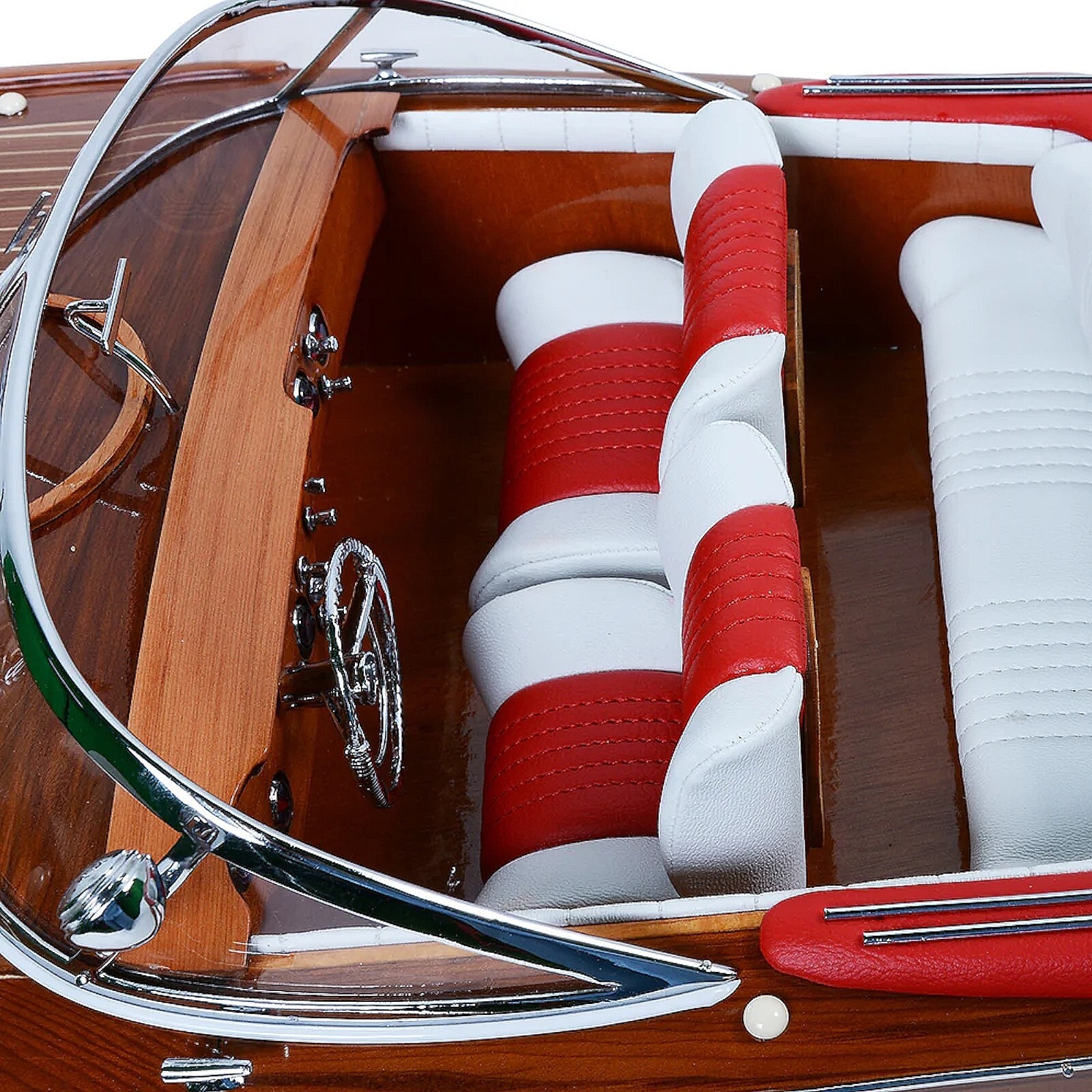 Custom Made Riva Aquarama Model Boat - Handmade Exclusive Edition 35" Speedbot