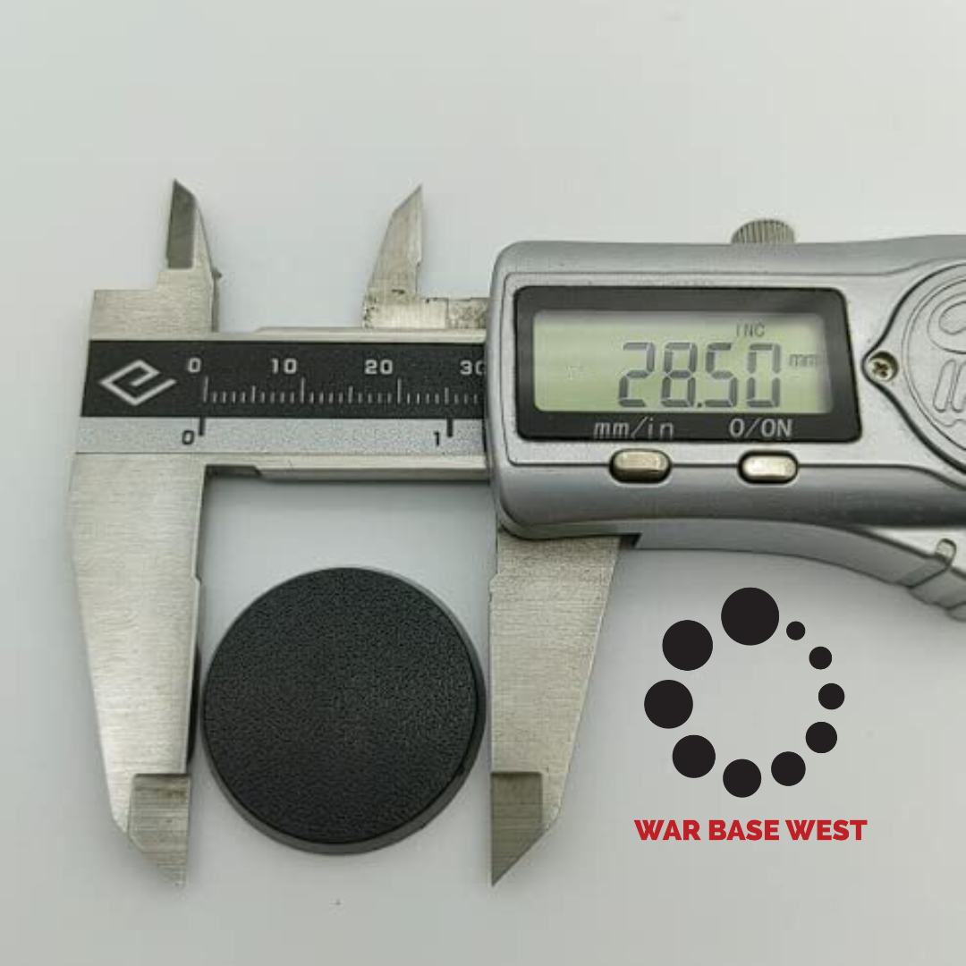 Lot Of 20 28.5mm Round Bases Used For Warhammer 40k + AoS Games Workshop Bitz