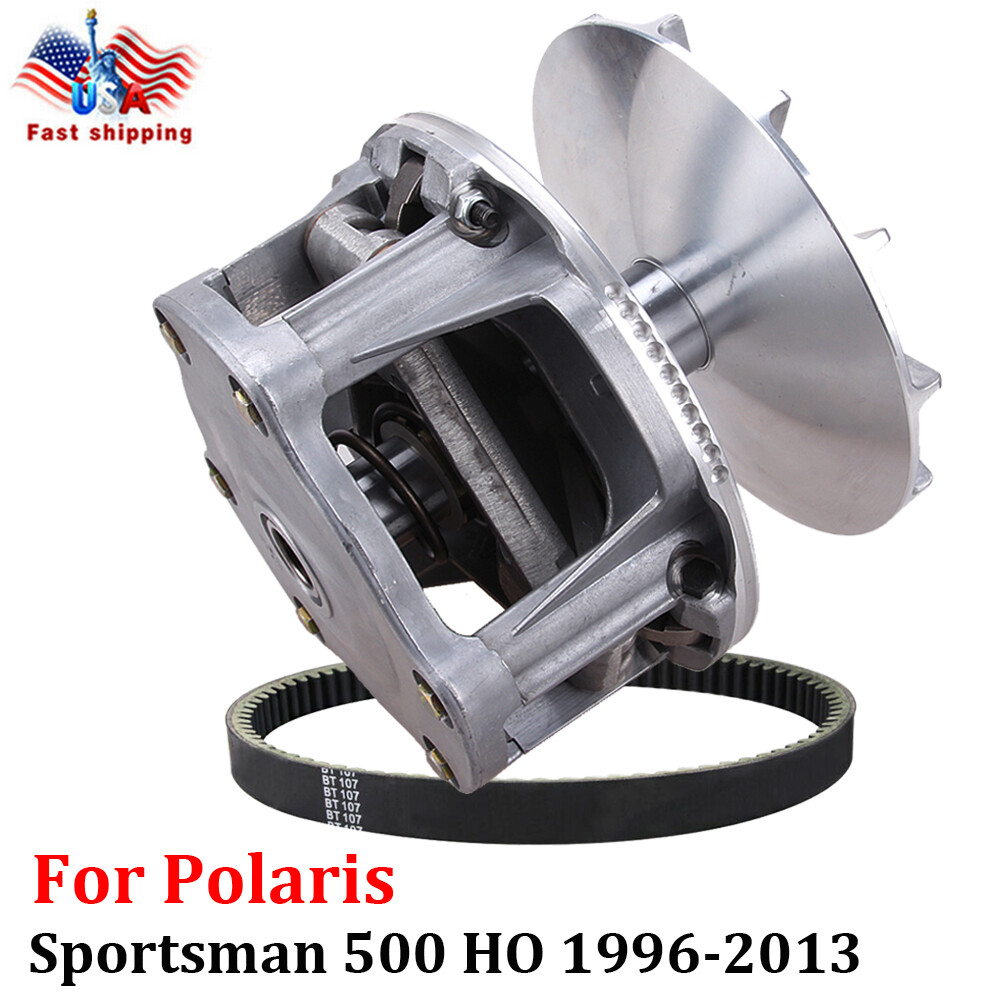 Primary Drive Clutch Assembly & Belt for Polaris Scrambler 500 4X4 2X4 1997-2006