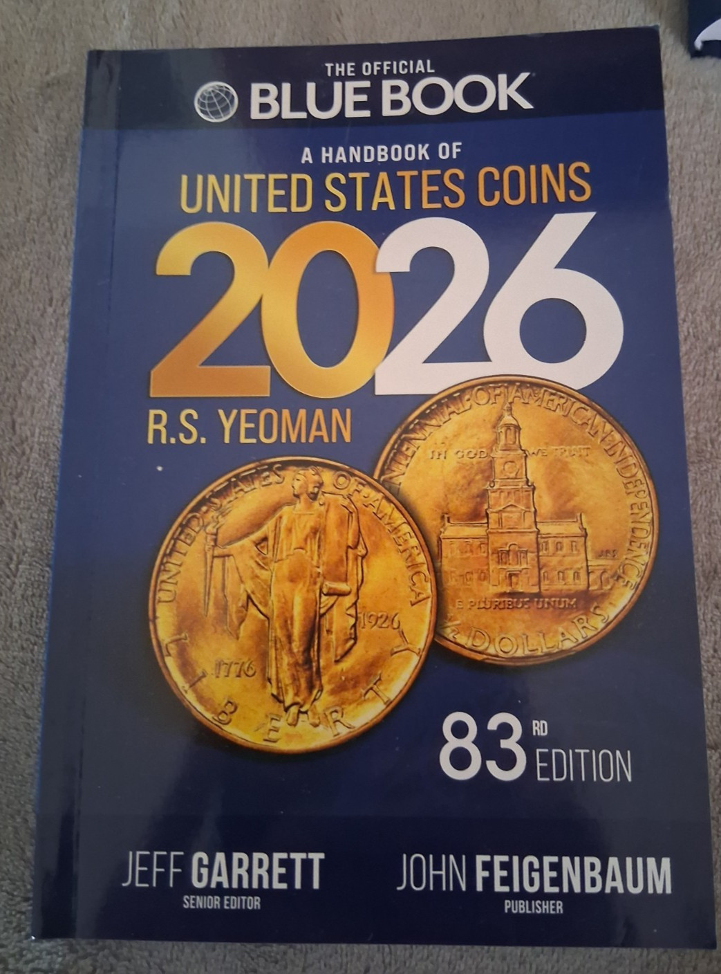 The Official Blue Book: Handbook of United States Coins 2026 - Paperback