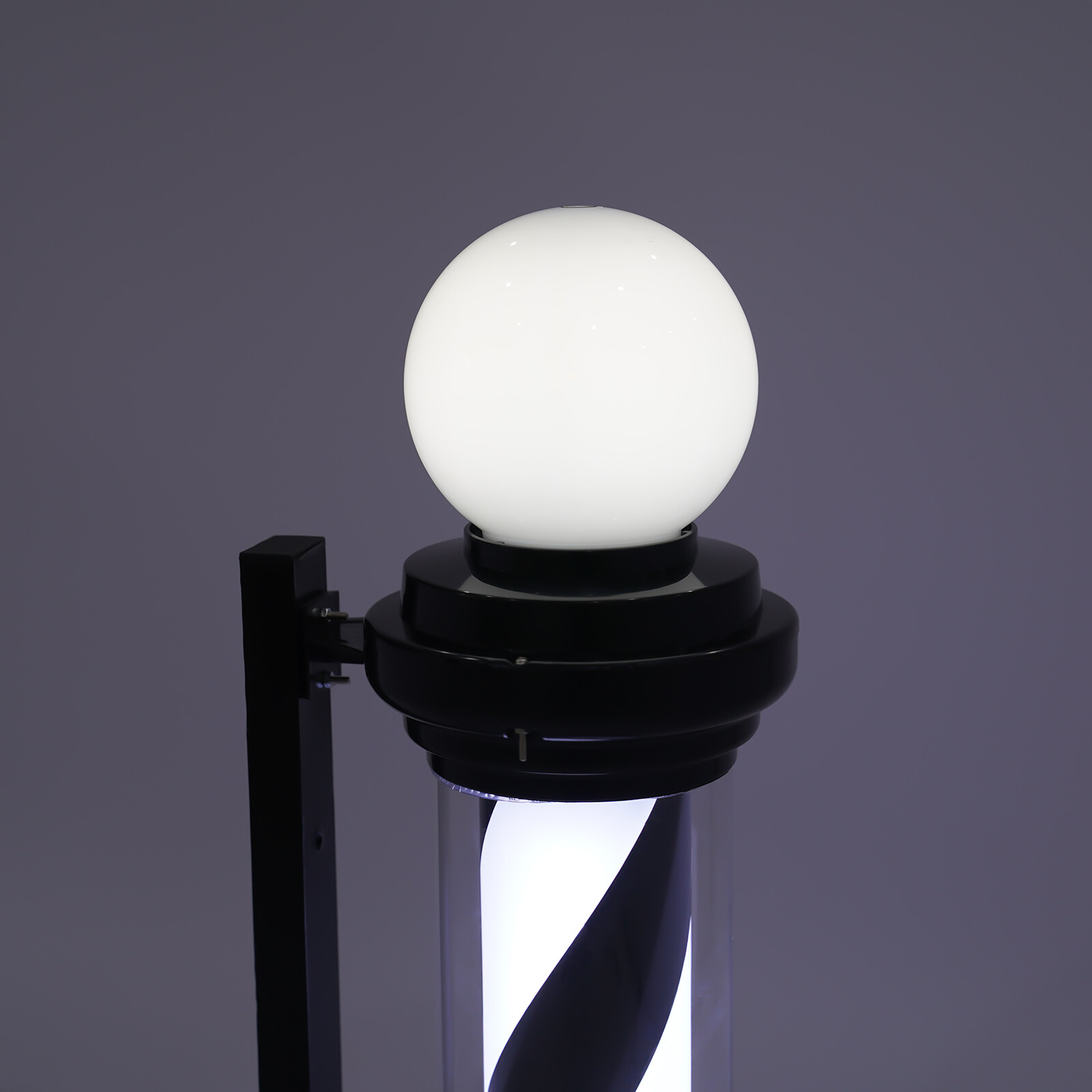 Outdoor Barber Pole Light Hair Salon Open Sign Barber Shop Rotating LED Stripes