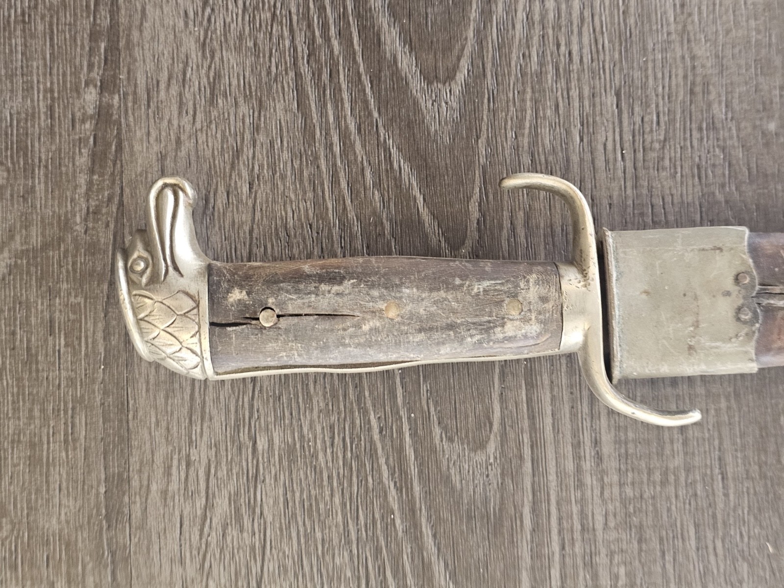 SPANISH ARMY OFFICER'S MACHETE REGLIMENTARIO EAGLE HEAD COLLINS LEGITIMUS No.87