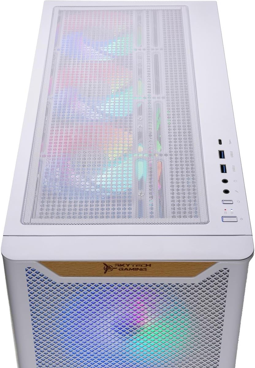 Skytech ARGB Gaming Desktop i7 Compute PC 32GB RAM 1TB SSD GTX 1650 Win11 Wifi