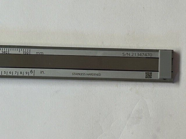 6" DIAL CALIPER .001" GRAD. MITUTOYO 505-742-53J GREEN FACE