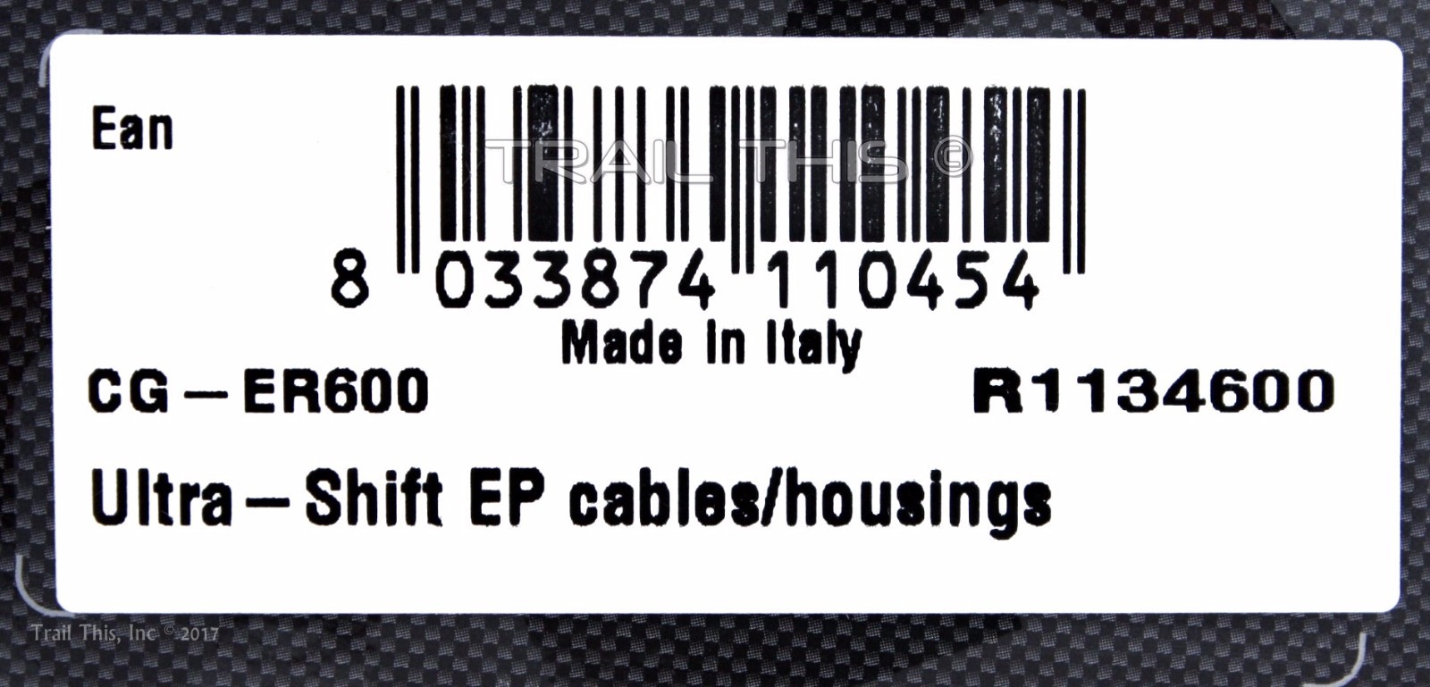 Campagnolo ErgoPower UltraShift Bike Brake/Shifter Shift Cable/Housing Set Black