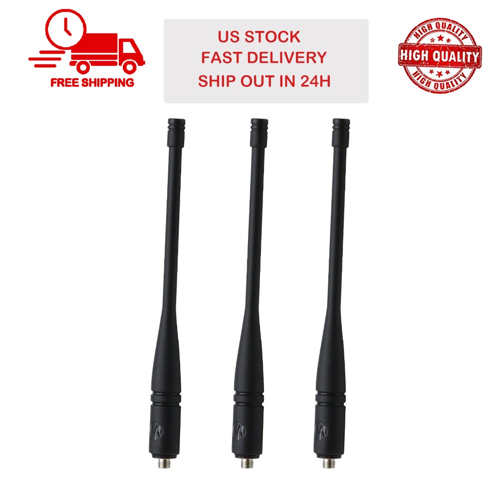 3X PMAE4079A 403-527MHz UHF Slim Whip Antenna for Motorola XPR3500 XPR7550 R7
