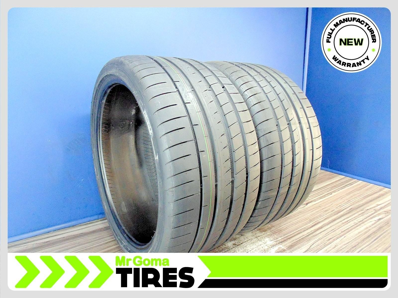 2 New Goodyear Eagle F1 Asymmetric 3 305/30ZR21 104Y XL NF0 Tires - 3053021