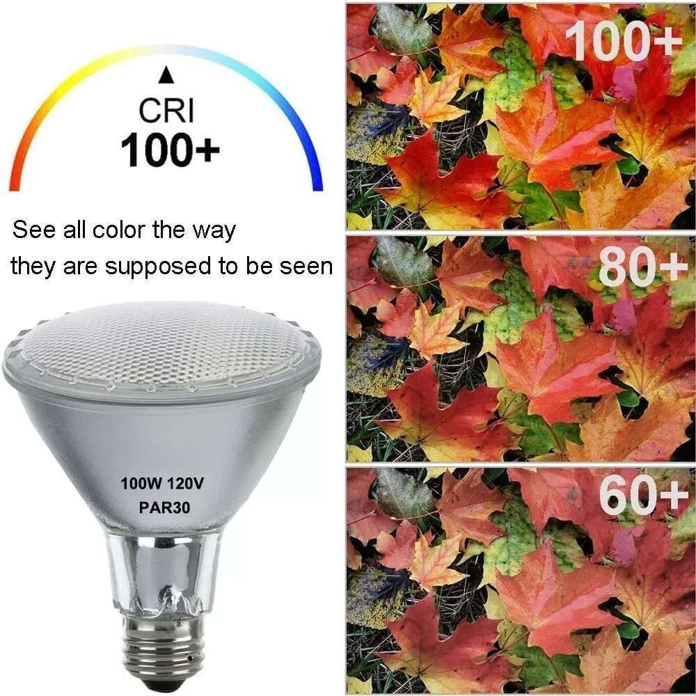 6 Pack PAR30 Long Neck Flood Light 100W 100 Watt with E26 Base