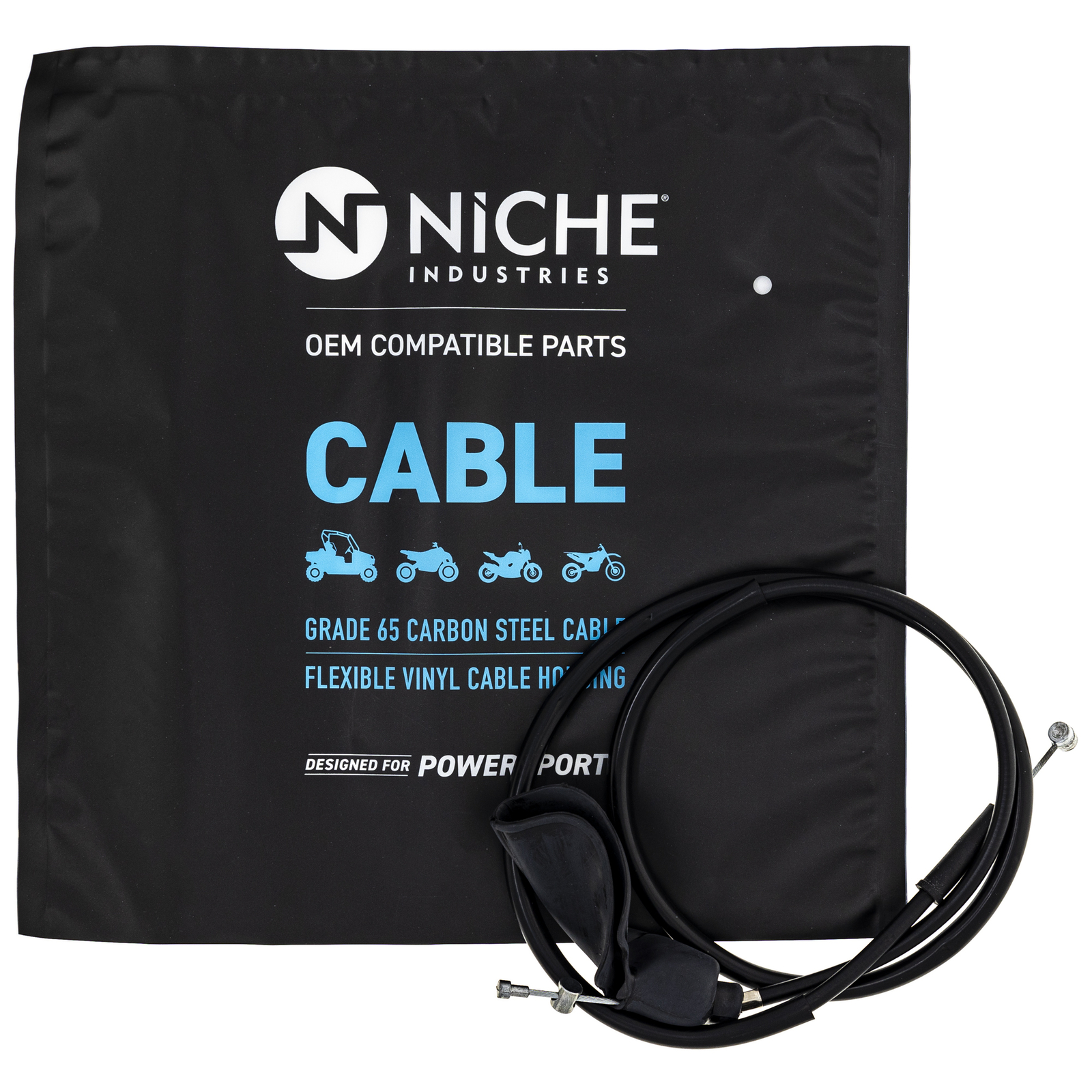 NICHE Front Brake Cable for Yamaha YZ80 DT100 598-26341-00-00 4V1-26341-00-00