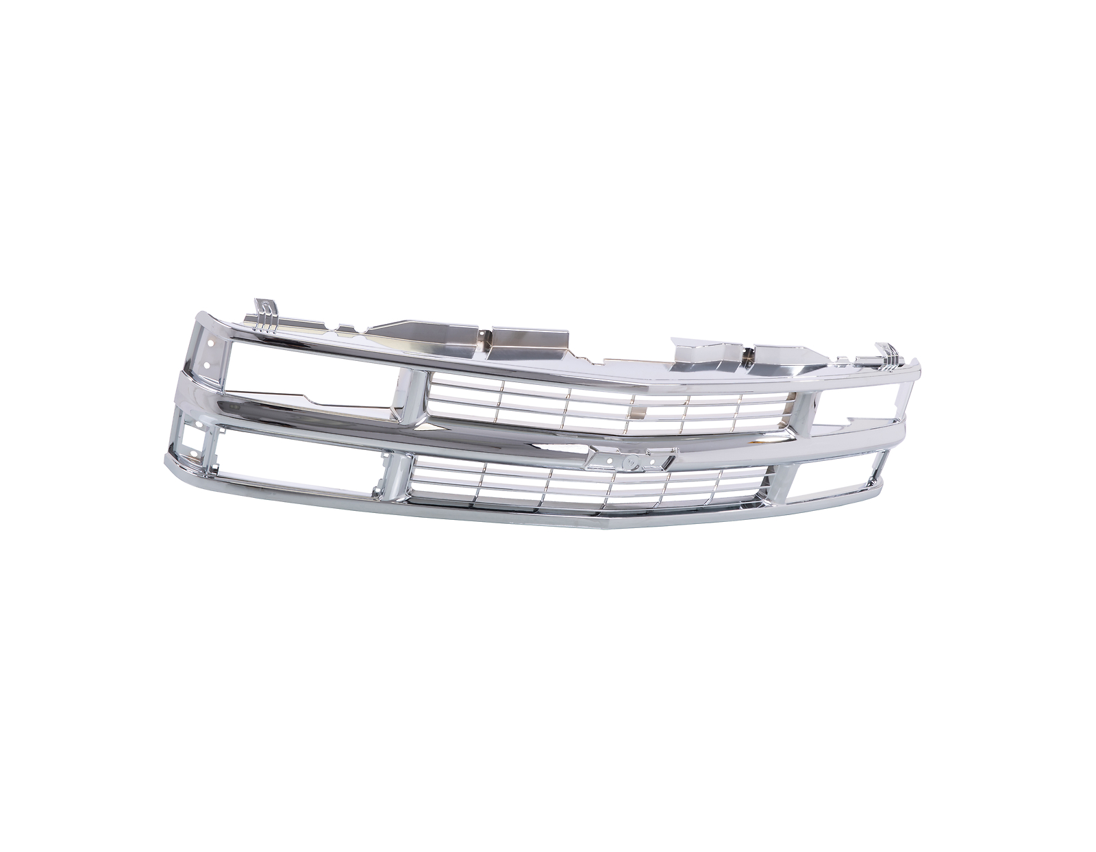 Chrome Grille w/Chromed Insert For 94-99 Chevy C/K Pickup Suburban Tahoe Blazer